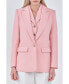 Фото #2 товара Women's Tweed Single Breast Blazer