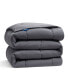 Premium All Season Quilted Down Alternative Comforter, Full Серый, Twin XL - фото #2