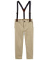 Фото #4 товара Toddler The Favorite: Khaki Suspenders 4T