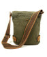 ფოტო #3 პროდუქტის Atona Classic Flap Canvas Crossbody Bag