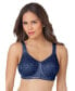 ფოტო #1 პროდუქტის Plus Size Easy Enhancer Lace Wireless Bra