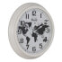 Фото #9 товара Настенное часы Карта Мира Белый Чёрный Железо 70 x 70 x 6,5 cm