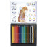 MILAN Metal Box 24 Todocolor Colour Pencils 100% Watersoluble Lead + 1 Brush