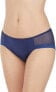 Le Mystere 255505 Women's Infinite Edge Bikini Panty Navy Underwear Size 6