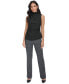 ფოტო #4 პროდუქტის Women's Mock-Neck Sleeveless Top