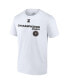 Фото #2 товара Men's White Inter Miami CF 2023 Leagues Cup Champions Locker Room T-shirt