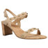 Фото #2 товара VANELi Mavis Studded Sling Back Womens Beige Casual Sandals 305557