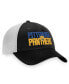 Фото #4 товара Men's Black, White Pitt Panthers Stockpile Trucker Snapback Hat