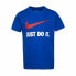Фото #2 товара Футболка для мальчиков Nike NKB Swoosh Синяя