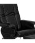 Massaging Multi-Position Recliner And Ottoman With Wrapped Base