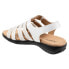 Фото #5 товара Trotters Tiki Laser T2322-100 Womens White Leather Strap Sandals Shoes