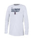 Фото #3 товара Youth White Illinois Fighting Illini 2024 On-Court Bench Energy T-Shirt