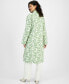 Фото #2 товара Flower Show Women's Long A-Line Printed Raincoat, Created for Macy's
