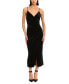 ფოტო #1 პროდუქტის Women's Rhinestone-Strap Midi Dress