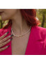 ფოტო #3 პროდუქტის 18K Gold Plated Freshwater Pearls with Rainbow Beads - Jennie Necklace 17" For Women