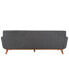 Фото #4 товара Opal 90" Linen Tufted Sofa