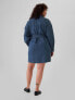 Фото #11 товара Belted Denim Mini Shirtdress