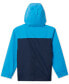 Big Boys Rain-Zilla Fleece-Lined Full-Zip Hooded Rain Jacket