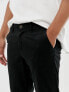 Jack & Jones Intelligence slim fit chinos in black