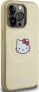 Sourcing Hello Kitty HKHMP15LPGHCKD iPhone 15 Pro 6.1" gold/gold hardcase Leather Kitty Head MagSafe