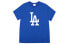 Фото #1 товара MLB 基础大标印花运动圆领直筒T恤 男女同款 蓝色 / Футболка MLB T 31TS09031-07U