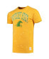 ფოტო #3 პროდუქტის Men's Gold Kentucky State Thorobreds Bleach Splatter T-shirt