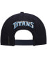 Фото #5 товара Men's Navy Tennessee Titans Logo II Snapback Hat