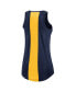 ფოტო #4 პროდუქტის Women's Navy Milwaukee Brewers Right Mix High Neck Tank Top