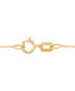 ფოტო #4 პროდუქტის Square Tube 18" Pendant Necklace in 14k Gold