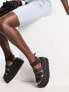 Dr Martens Blaire Quad flatform sandals in black