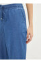 Фото #3 товара Beli Lastikli Wideleg Cep Detaylı Geniş Paça Kadın Jean Pantolon