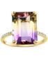 Фото #5 товара EFFY® Ametrine (9-5/8 ct. t.w.) & Diamond (1/20 ct. t.w.) Ring in 14k Gold