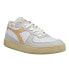 Фото #4 товара Diadora Mi Basket Row Cut Lace Up Mens Beige, Grey, White Sneakers Casual Shoes