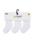 Фото #2 товара Baby Girls 3 Pairs Baby Bootie Cotton Blend Socks