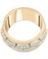 ფოტო #2 პროდუქტის Diamond Wide Band Statement Ring (1/4 ct. t.w.) in Gold Vermeil, Created for Macy's