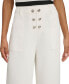 Фото #3 товара Women's Button-Front Ankle Pants