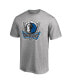 Фото #3 товара Men's Luka Doncic Heather Gray Dallas Mavericks Backer T-shirt