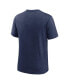 ფოტო #4 პროდუქტის Men's Heather Navy Milwaukee Brewers Authentic Collection Early Work Tri-Blend Performance T-shirt