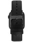 Фото #3 товара Men's Dark Gray Premium Leather Band Compatible with 42mm, 44mm, 45mm, Ultra, Ultra2 Apple Watch