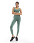 Фото #2 товара Puma Training Evolve medium support sports bra in light green