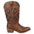 Фото #1 товара Roper Riley Glitz TooledInlay Snip Toe Cowboy Womens Brown Casual Boots 09-021-