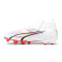 Фото #3 товара Puma Ultra Pro Firm GroundAg Soccer Cleats Mens White Sneakers Athletic Shoes 10