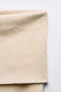 Фото #6 товара Брюки в рубчик из ткани с эффектом потертости ZARA