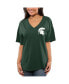 Фото #1 товара Women's Green Michigan State Spartans Oversized T-shirt