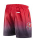 ფოტო #5 პროდუქტის Men's Black, Red Tampa Bay Buccaneers Ombre Mesh Shorts