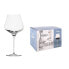 Фото #1 товара INDE Set of 6 Burgundy Oberglas Glasses 640ml Passion