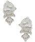 ფოტო #1 პროდუქტის Silver-Tone Mixed Cut Crystal Stud Earrings