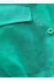 Фото #7 товара Standart Gömlek Yaka Düz Yeşil Kadın Gömlek 3sak60001ew