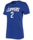 Women's Kawhi Leonard Royal La Clippers Name & Number Performance T-shirt