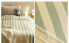 Striped print duvet cover